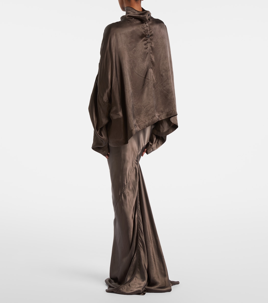 Satin maxi skirt | Rick Owens
