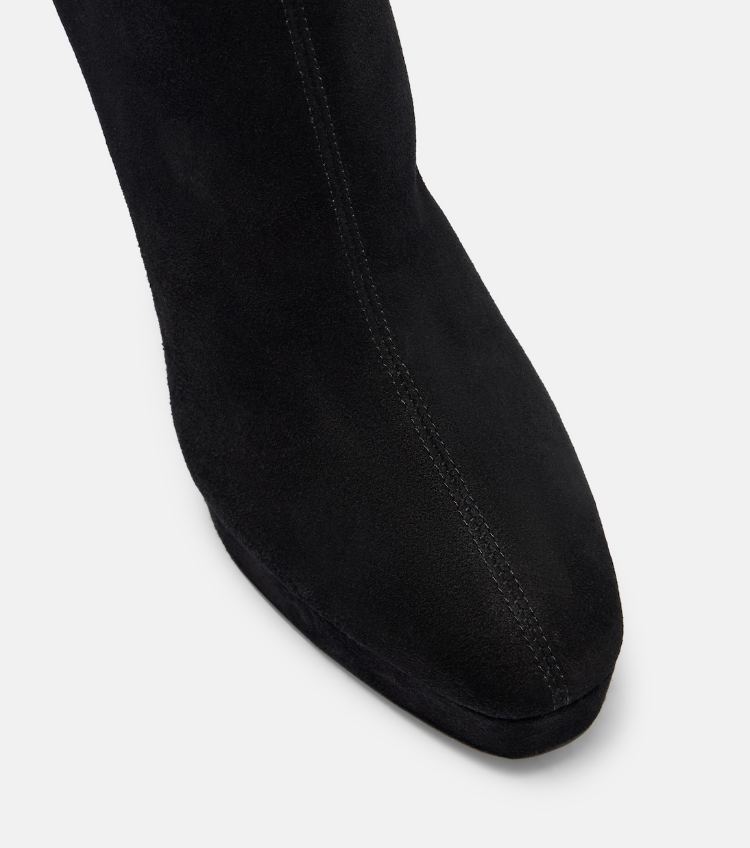 Bottines Martine 110 à plateau en daim | Aquazzura