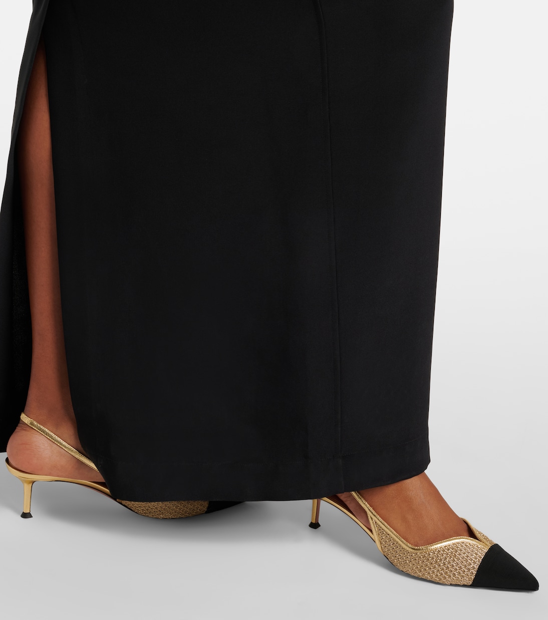 Slingback-Pumps Gia 50 aus Mesh | Aquazzura