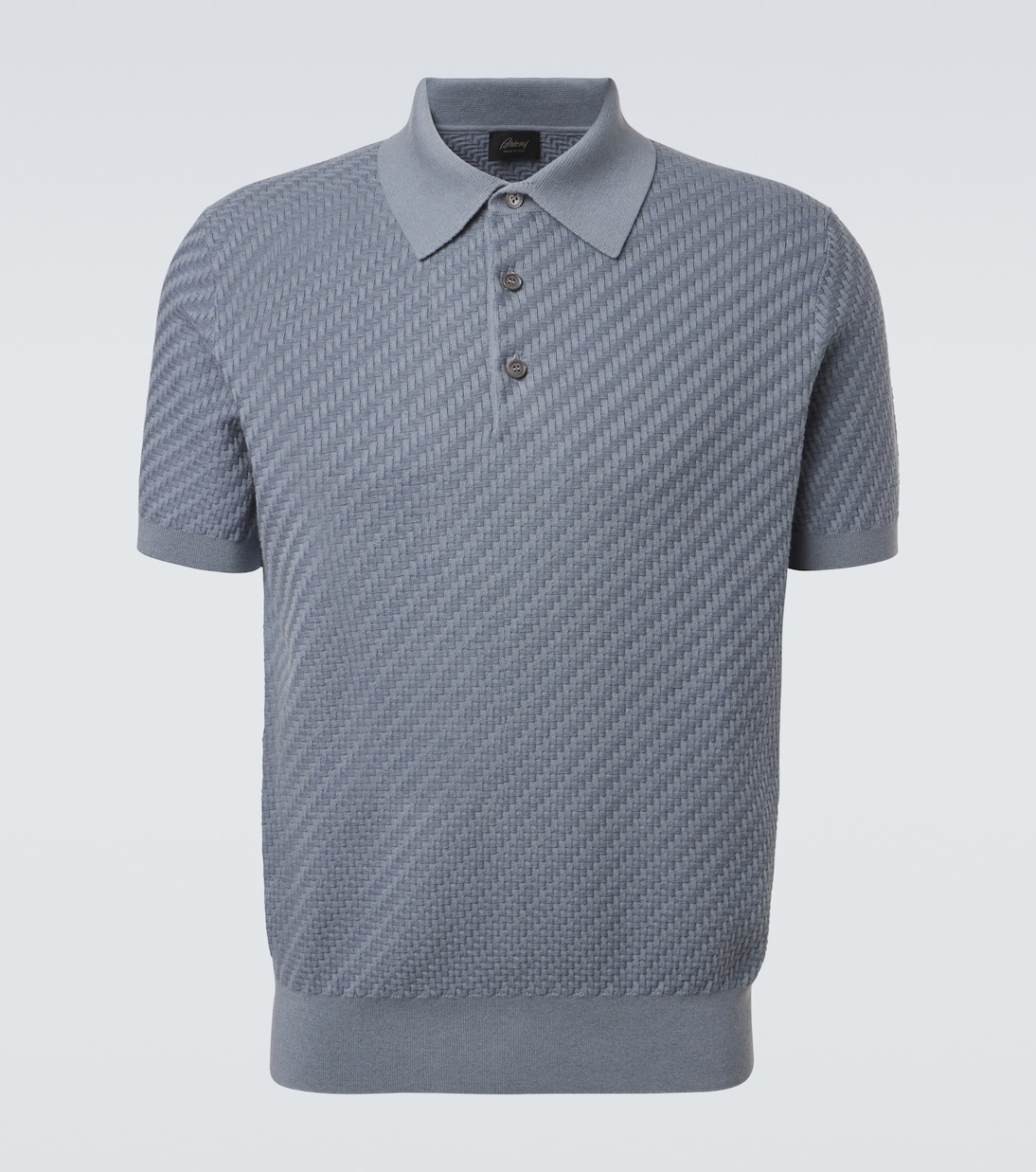 Cotton, silk, and cashmere polo shirt | Brioni
