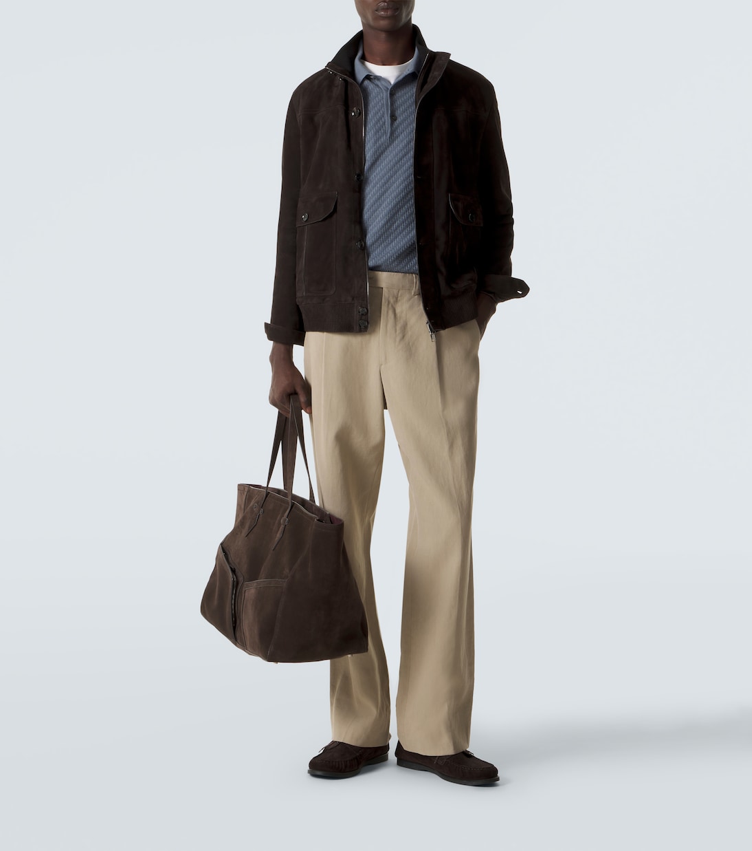 Cotton, silk, and cashmere polo shirt | Brioni