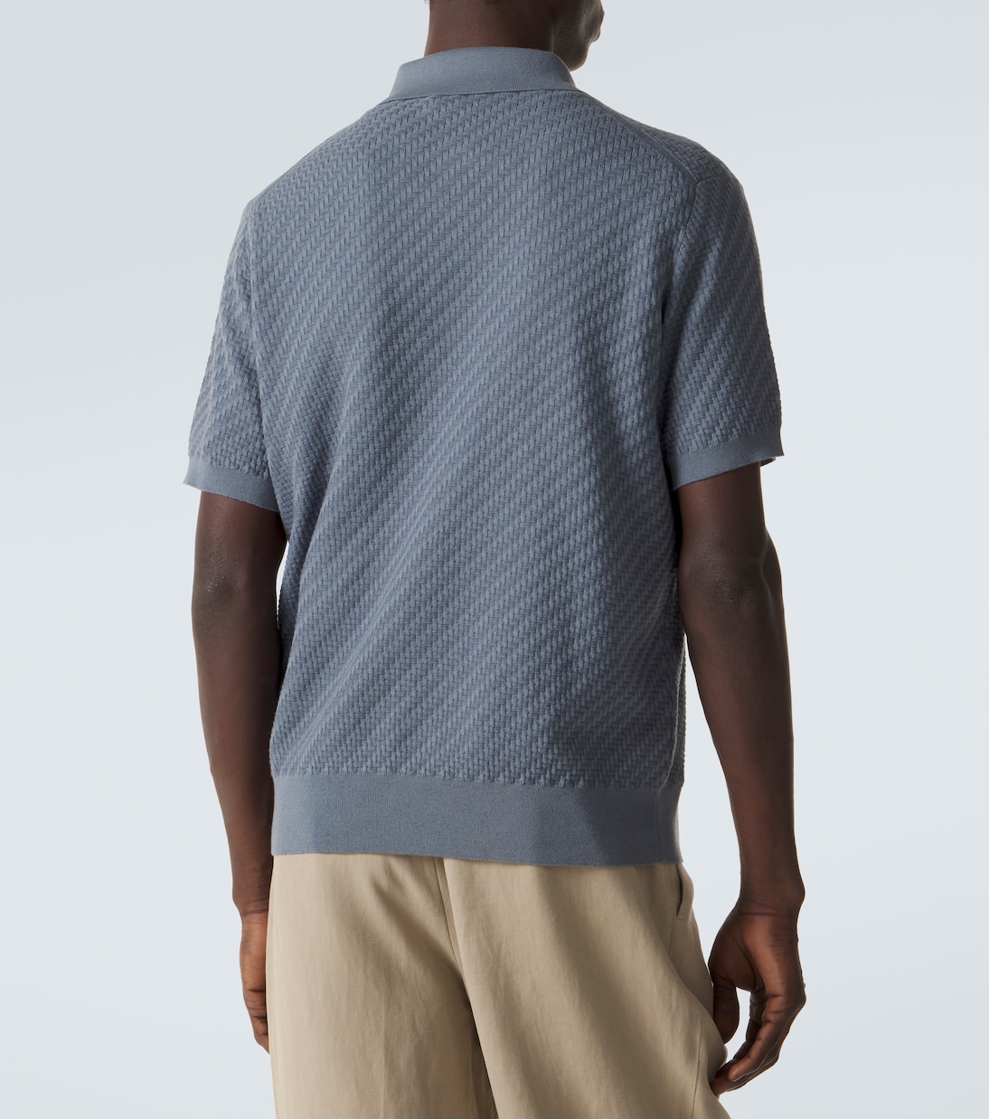 Cotton, silk, and cashmere polo shirt | Brioni