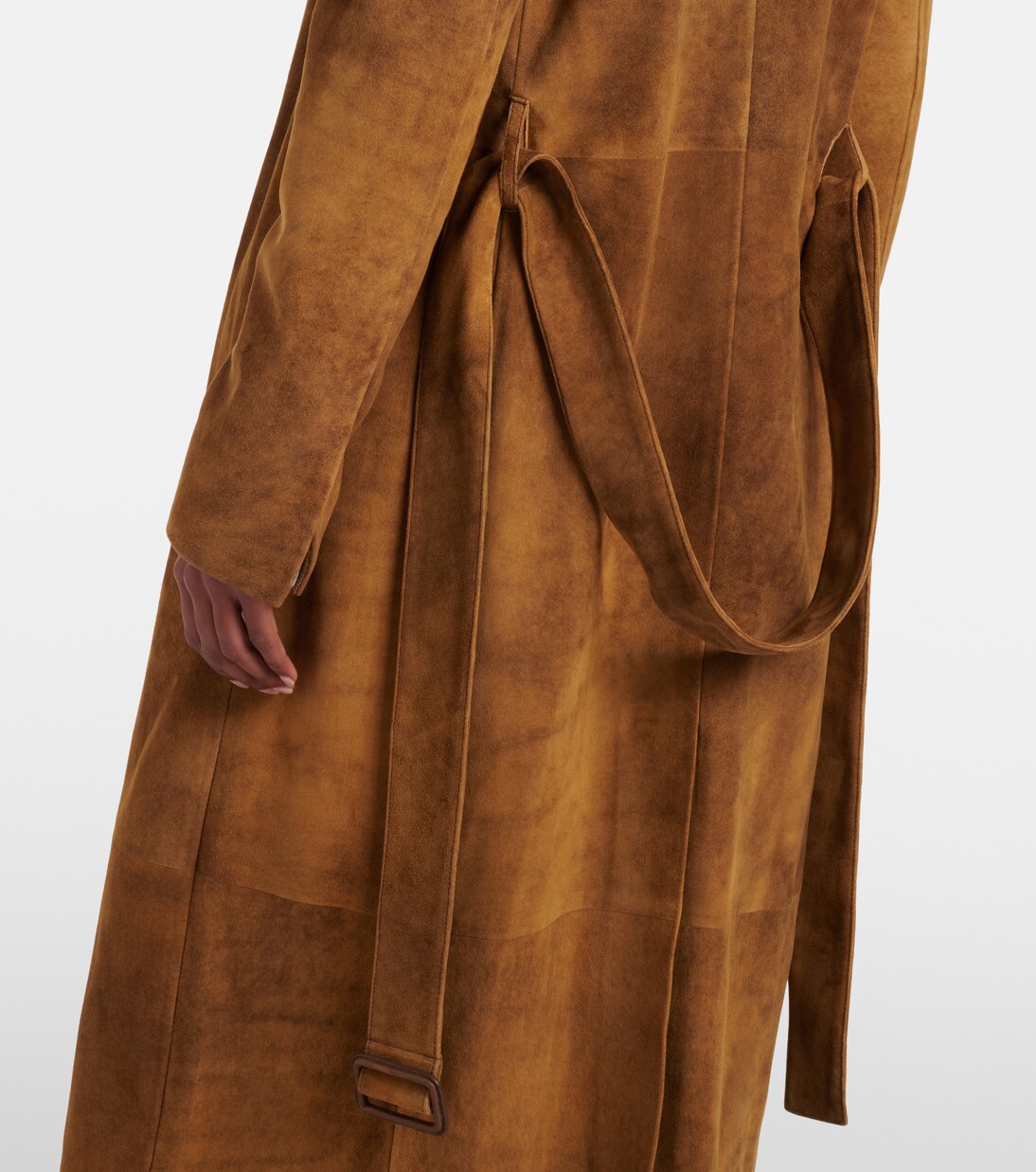 Raisa suede coat | The Row