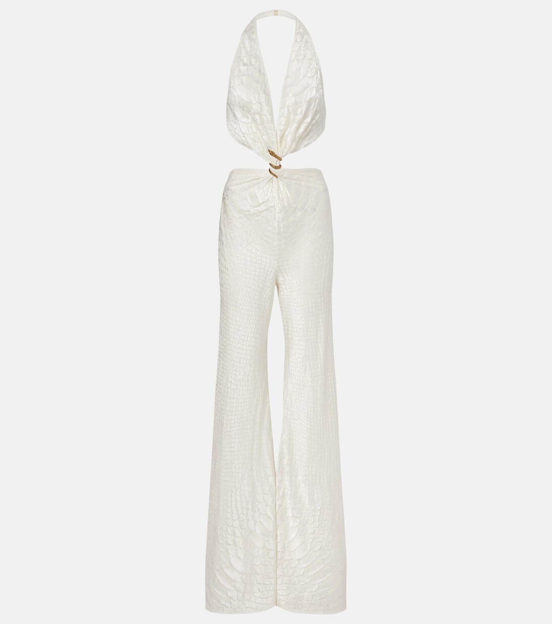 Embellished halterneck jumpsuit | Roberto Cavalli