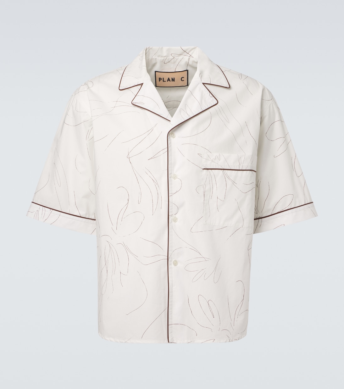 Printed cotton shirt | Plan C