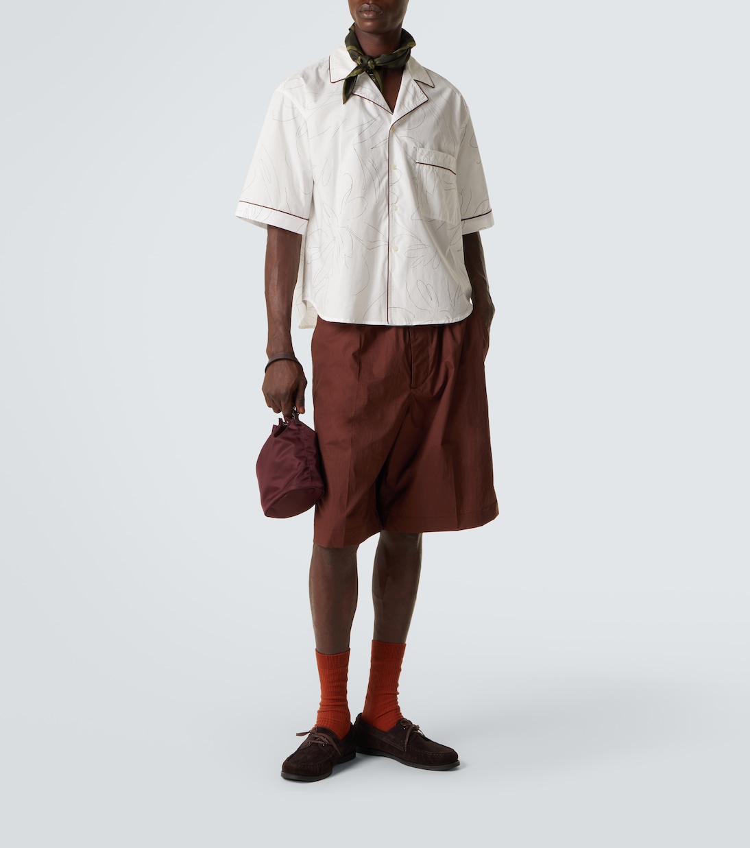 Printed cotton shirt | Plan C