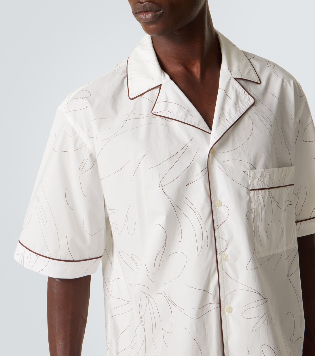 Printed cotton shirt | Plan C