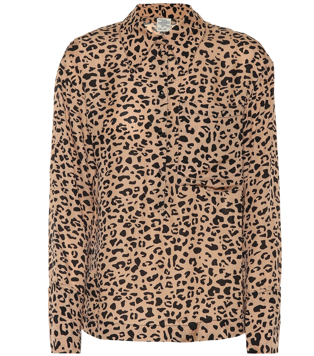 Bedruckte Bluse Moxie aus Crêpe | Baum und Pferdgarten