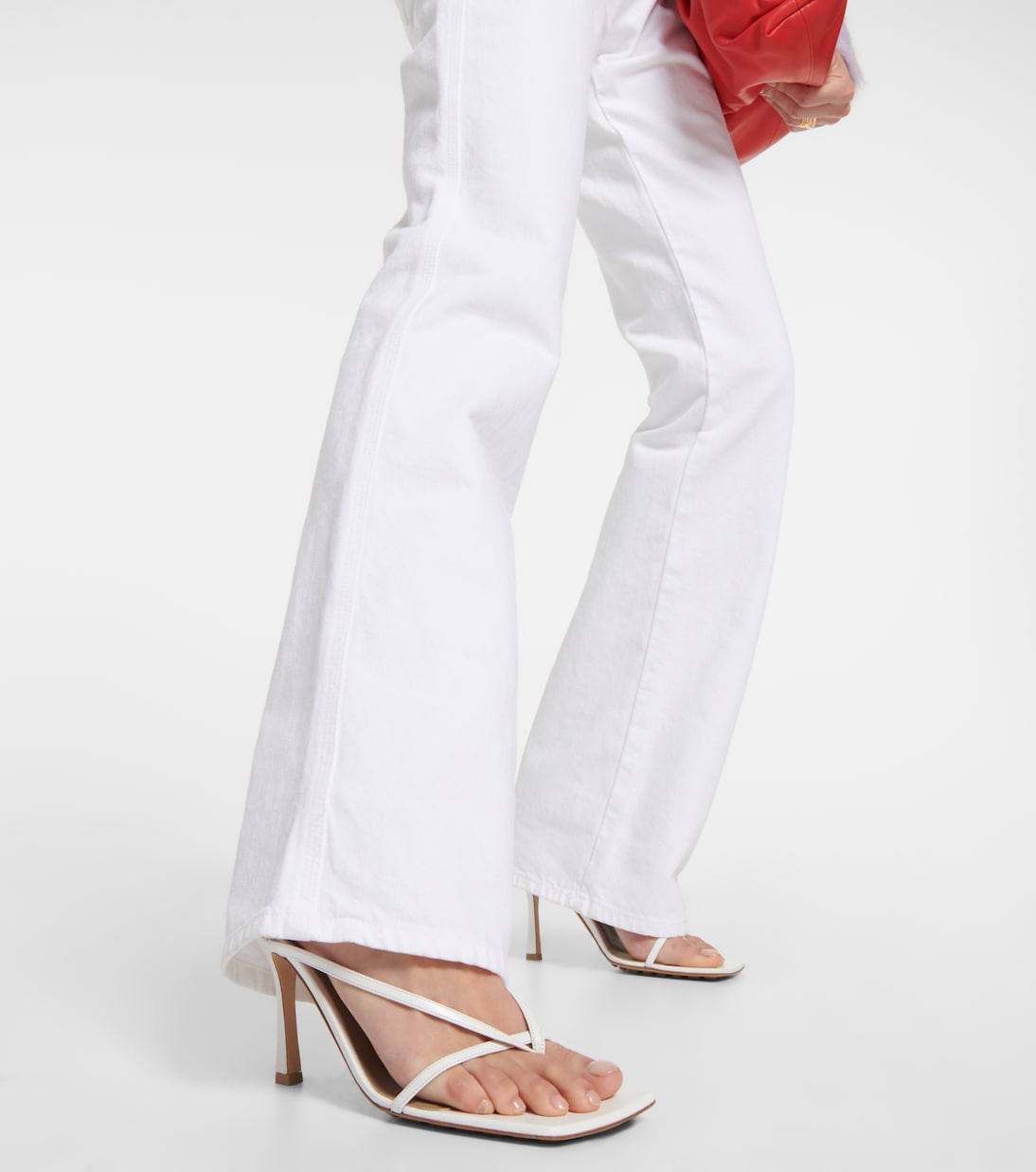 Stretch leather sandals | Bottega Veneta