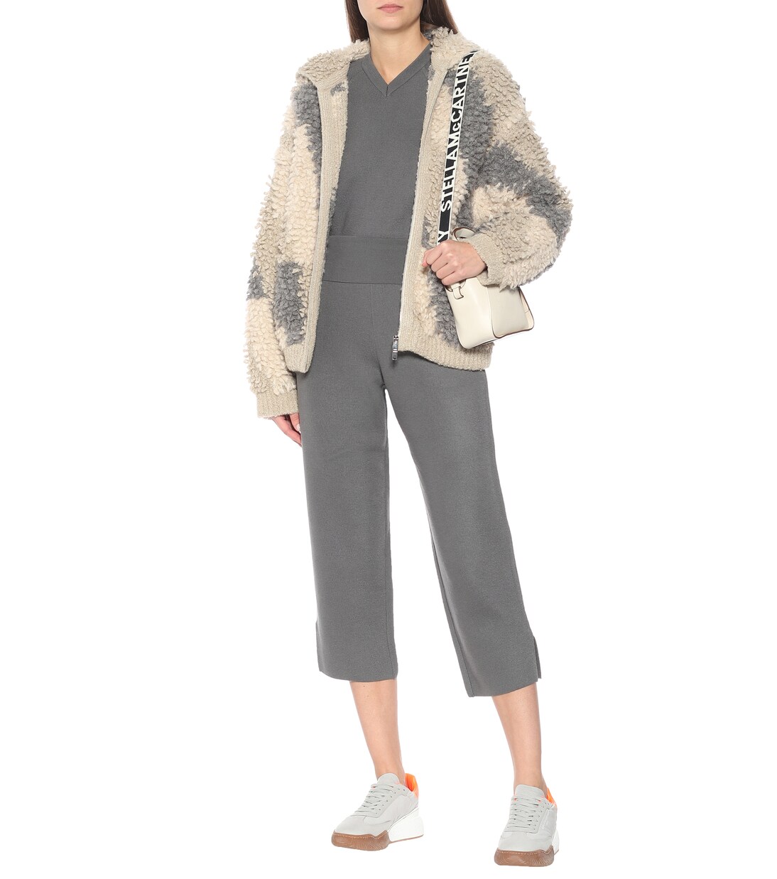 Alpaca and wool-blend hoodie | Stella McCartney