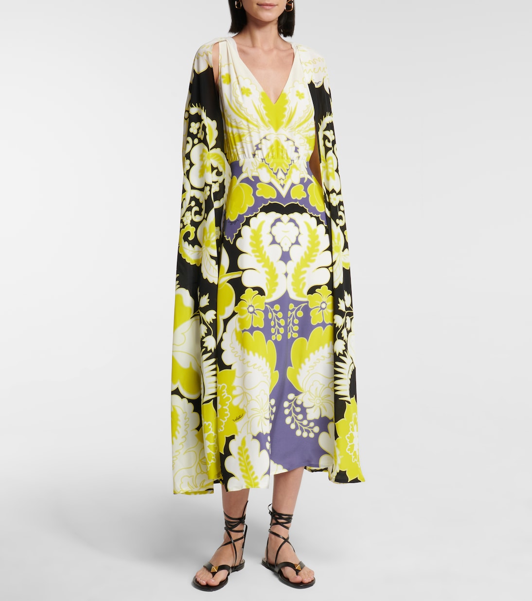 Valentino Midikleid aus Seide | Valentino