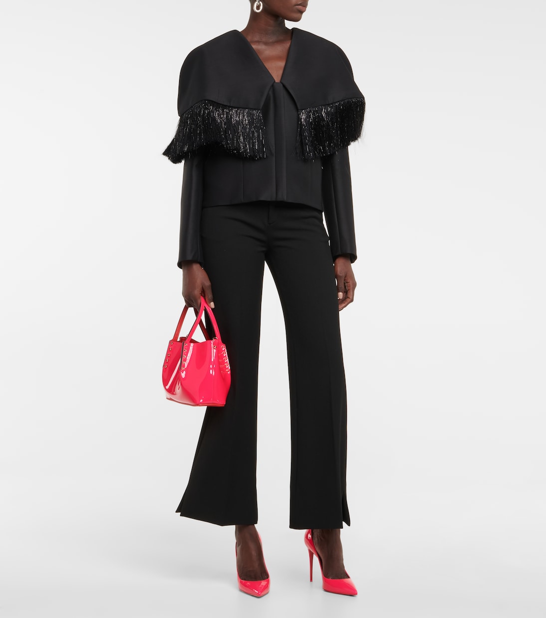 Borsa Cabarock Mini in vernice | Christian Louboutin