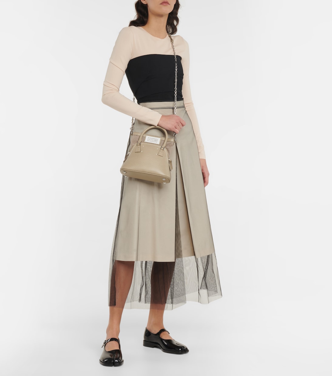 Mary-Jane-Ballerinas Tabi aus Lackleder | Maison Margiela
