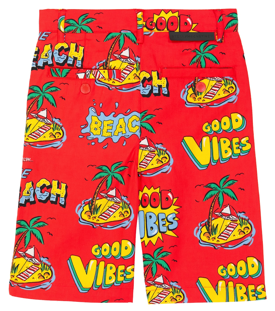 Printed cotton shorts | Stella McCartney Kids