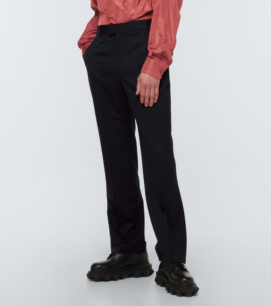 Flared-Hose aus Woll-Jersey | Valentino