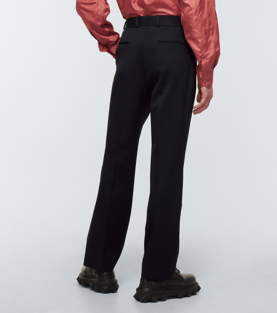 Flared-Hose aus Woll-Jersey | Valentino