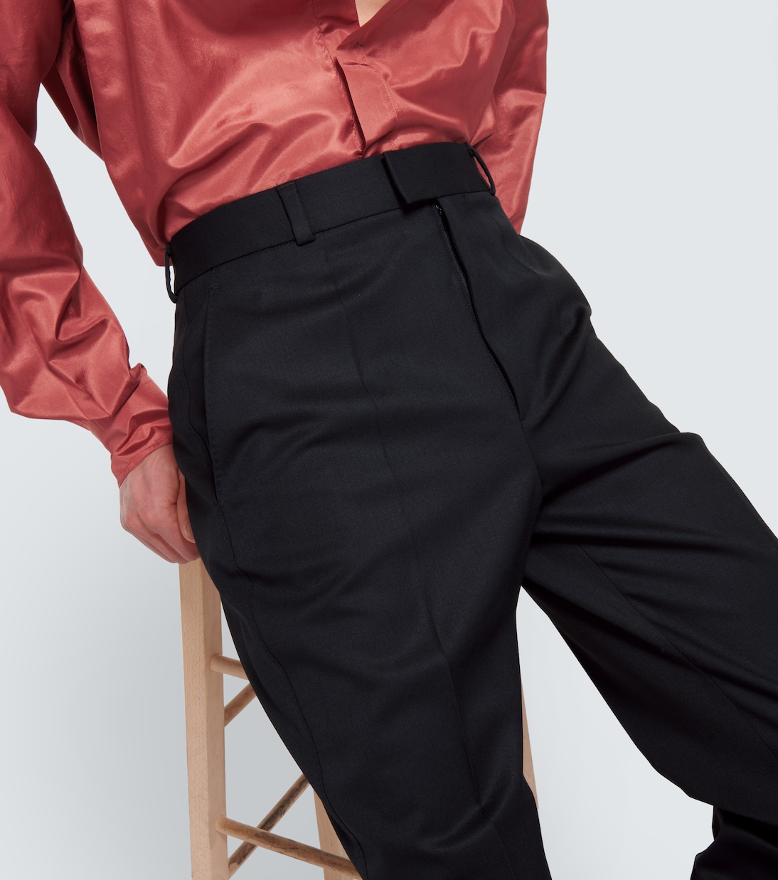 Flared-Hose aus Woll-Jersey | Valentino