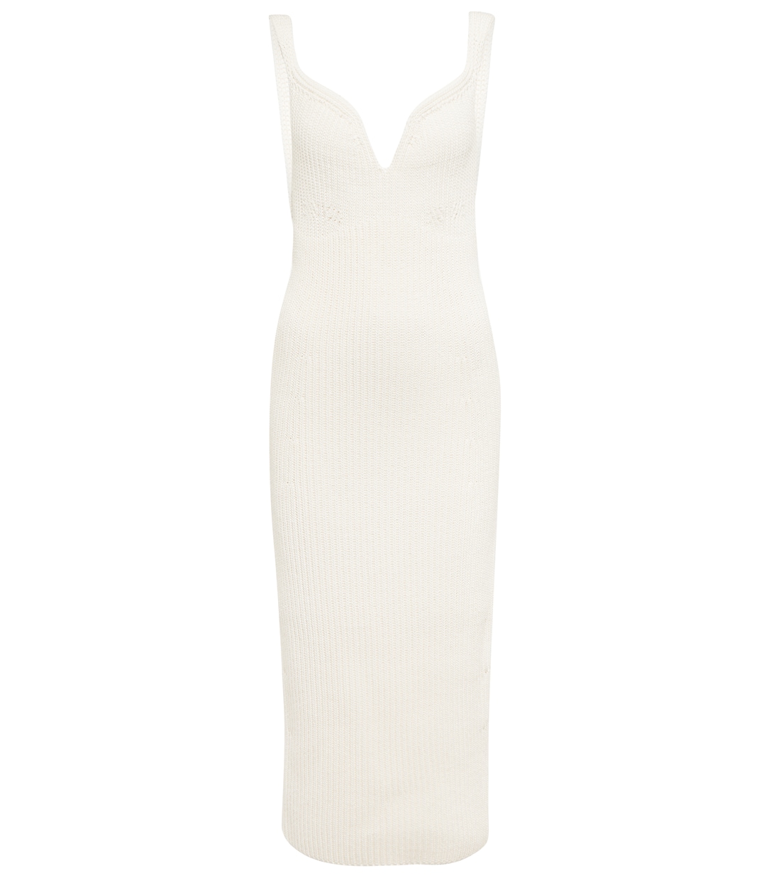 Alessie cotton-blend midi dress | Khaite