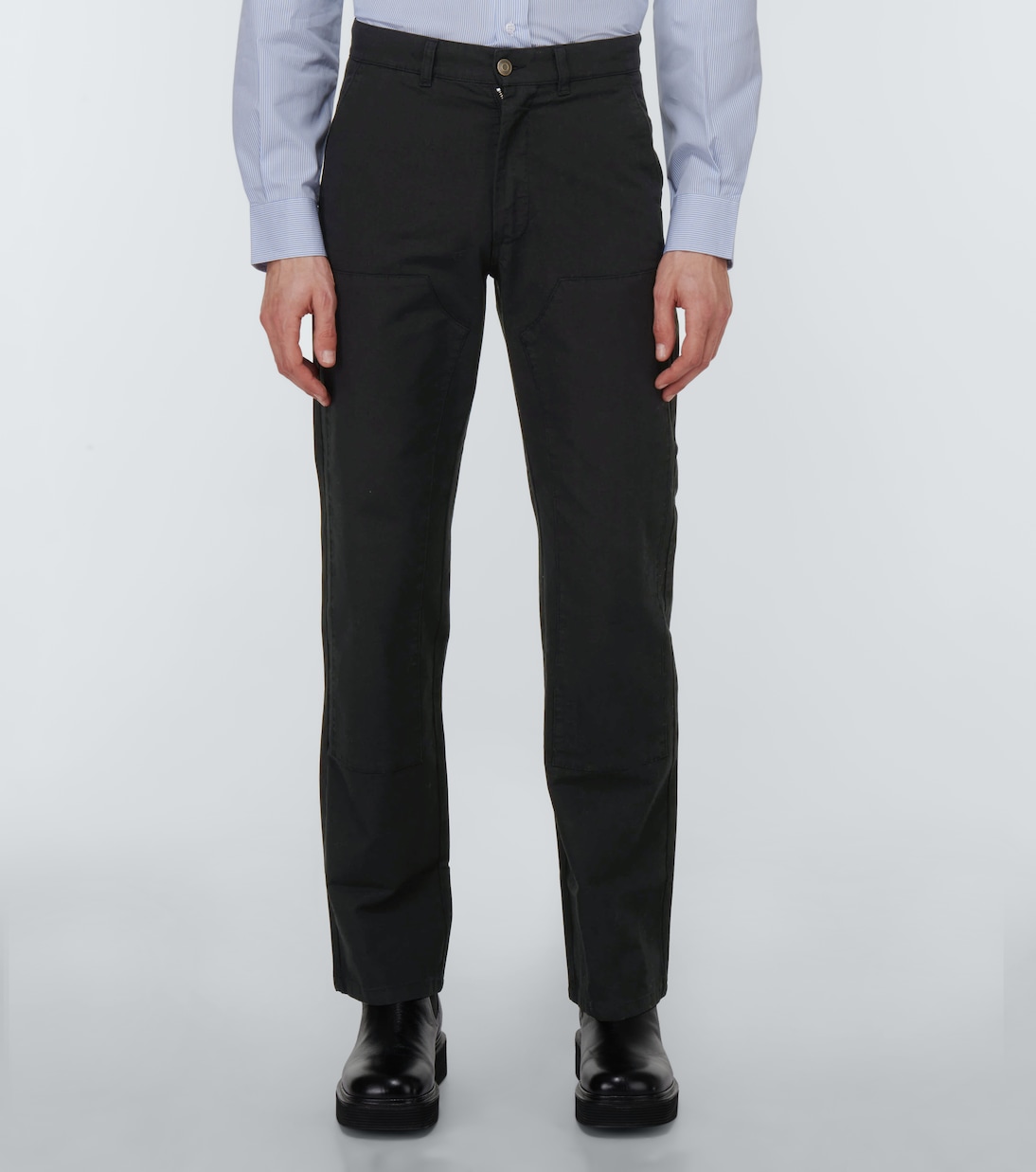 Pantalones rectos de algodón | Winnie New York