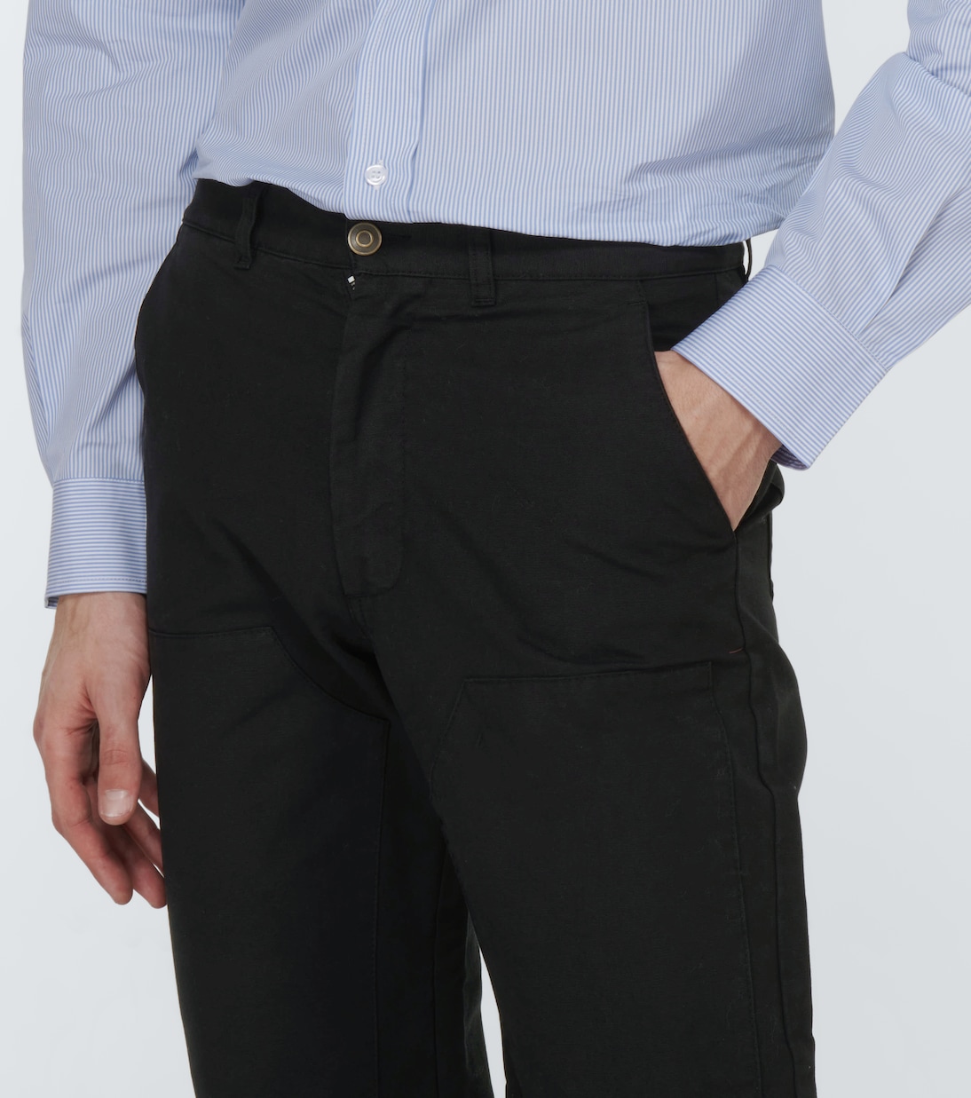 Pantalones rectos de algodón | Winnie New York