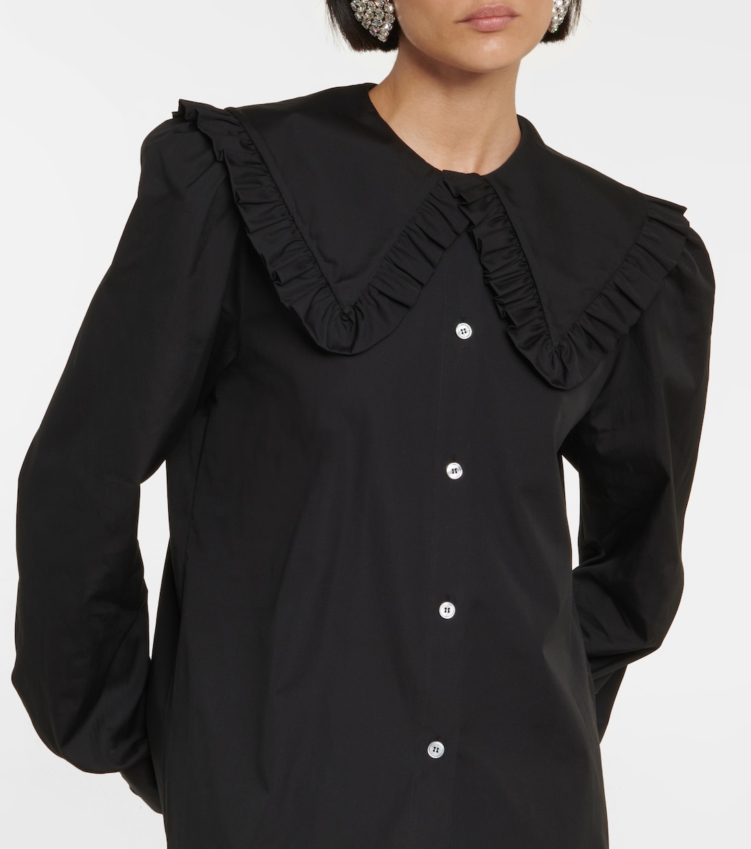 Blusa en popelín de algodón | Alessandra Rich
