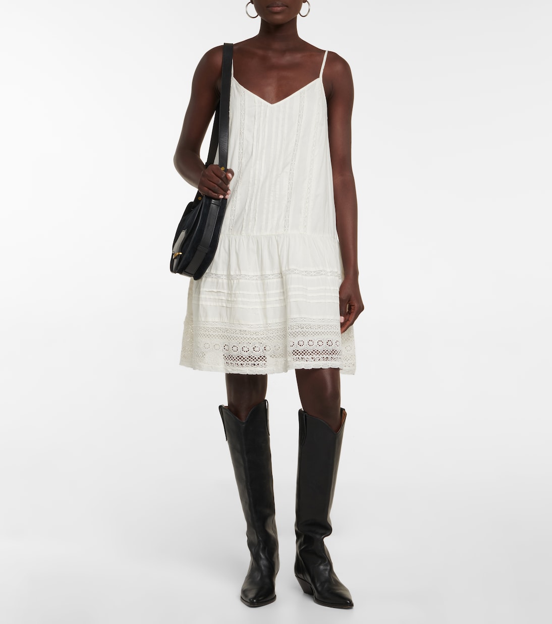 Brittany cotton minidress | Velvet