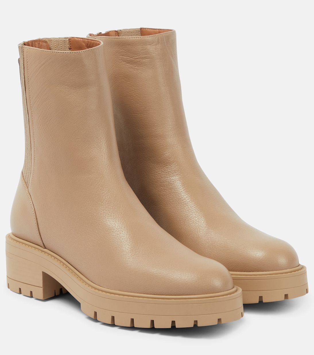 Saint Honoré leather ankle boots | Aquazzura