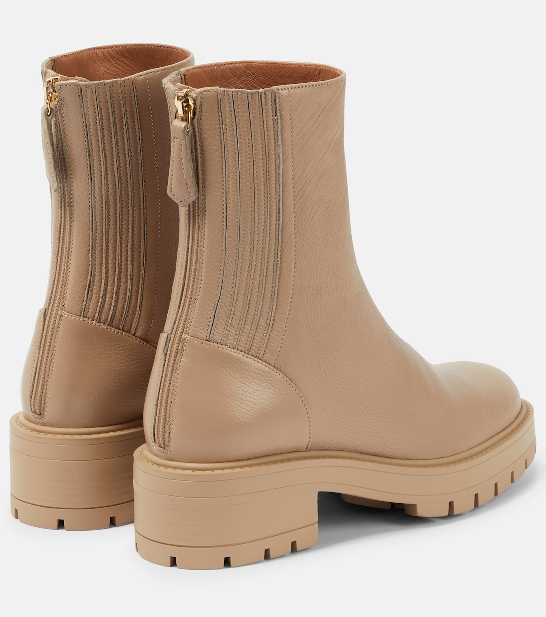 Saint Honoré leather ankle boots | Aquazzura