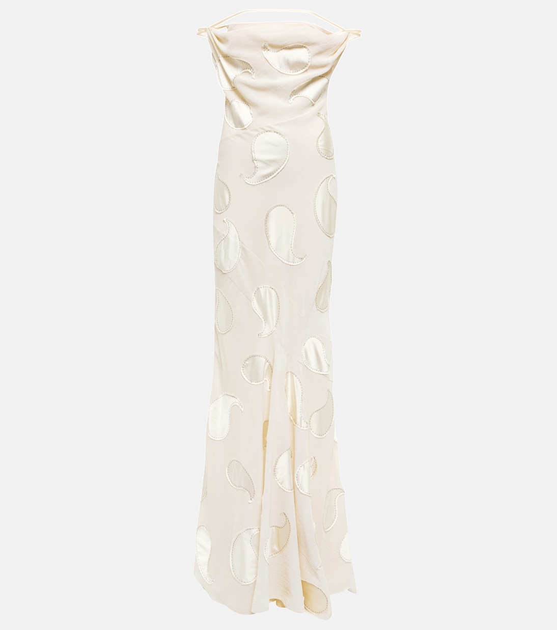 La Robe Draggiu appliquéd cotton gown | Jacquemus