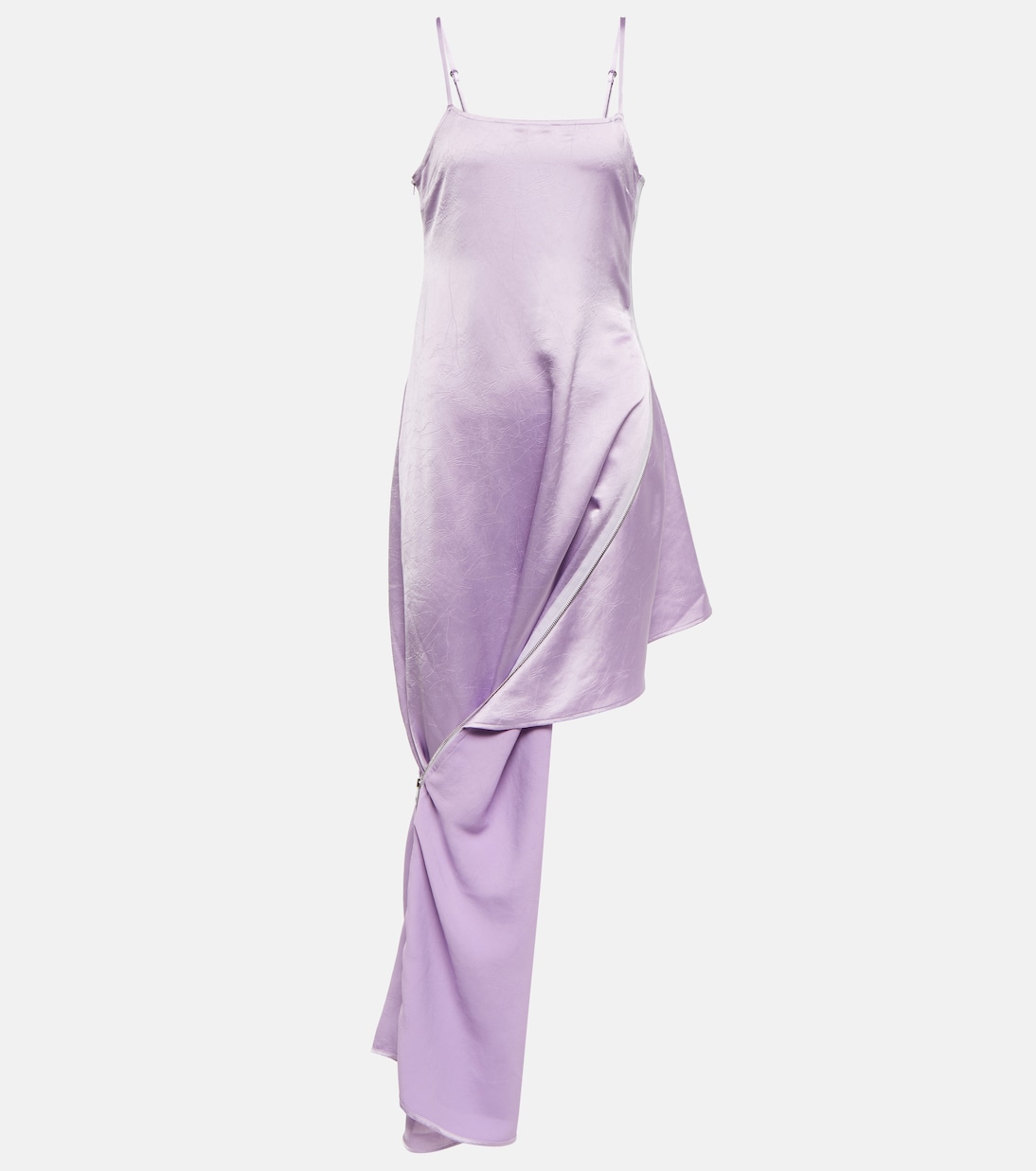 Satin zip slip dress | JW Anderson
