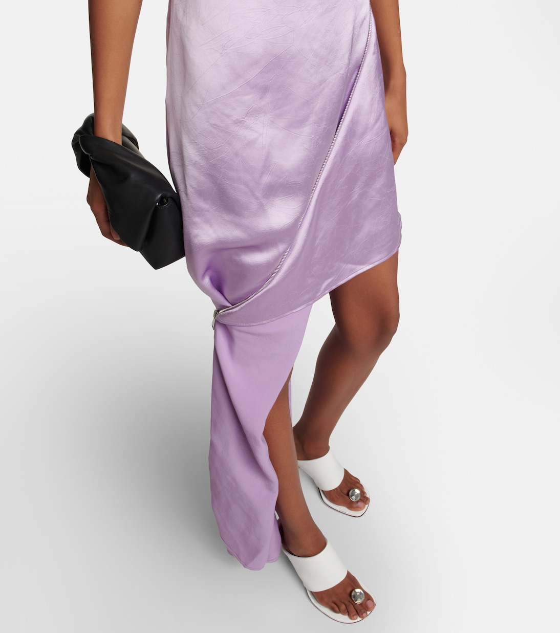Satin zip slip dress | JW Anderson