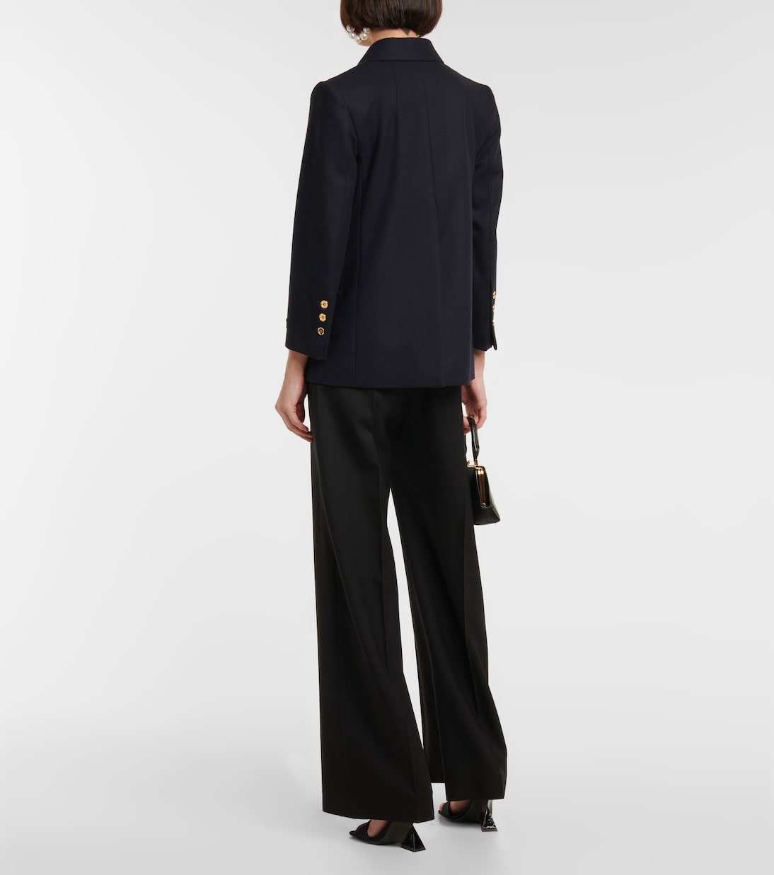 PATOU Wool Cashmere Flannel Blazer