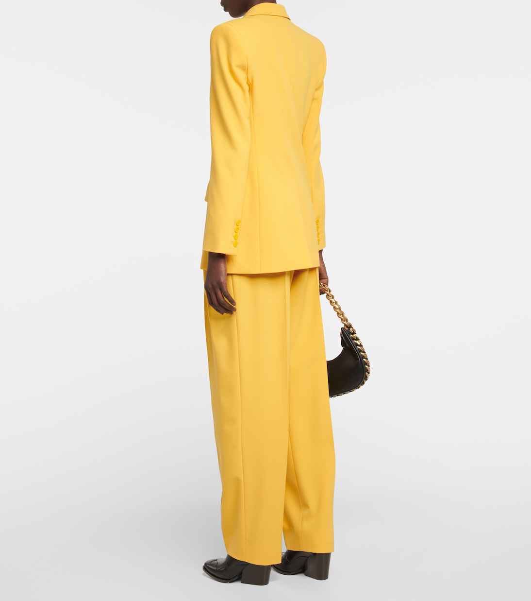 Wool-blend single-breasted blazer | Stella McCartney
