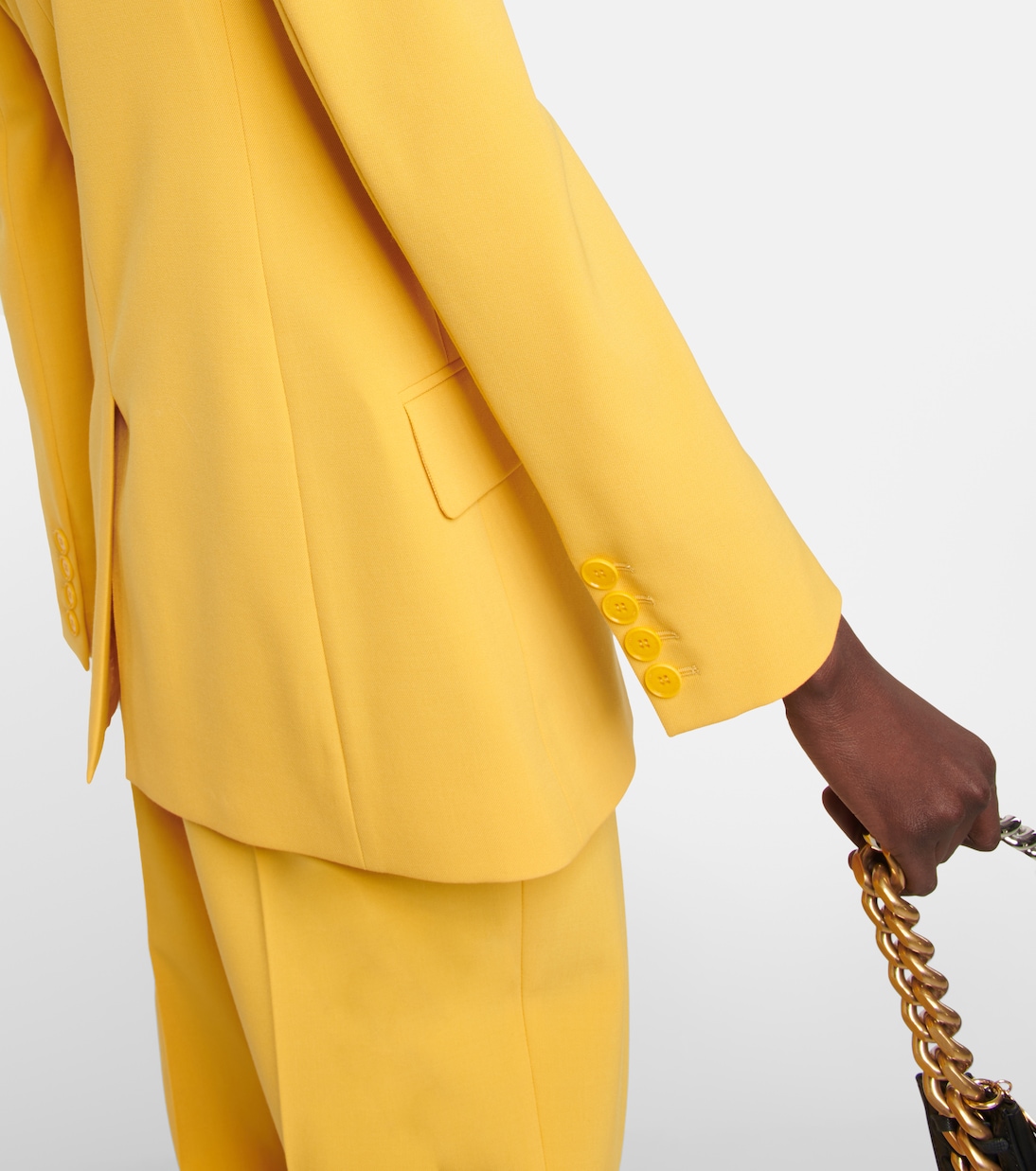 Wool-blend single-breasted blazer | Stella McCartney