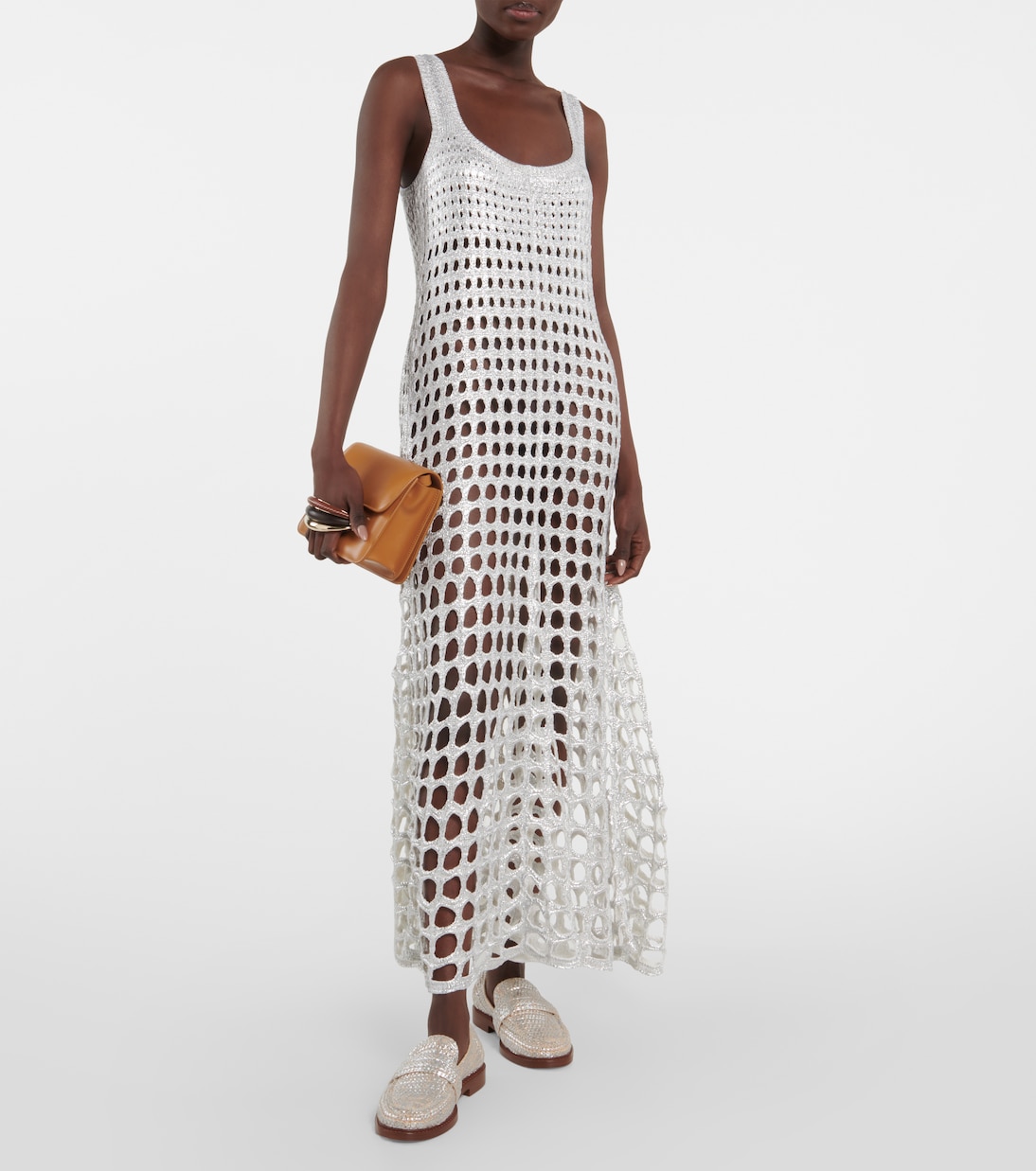 Mocassini Kalya in crochet metallizzato | Chloé