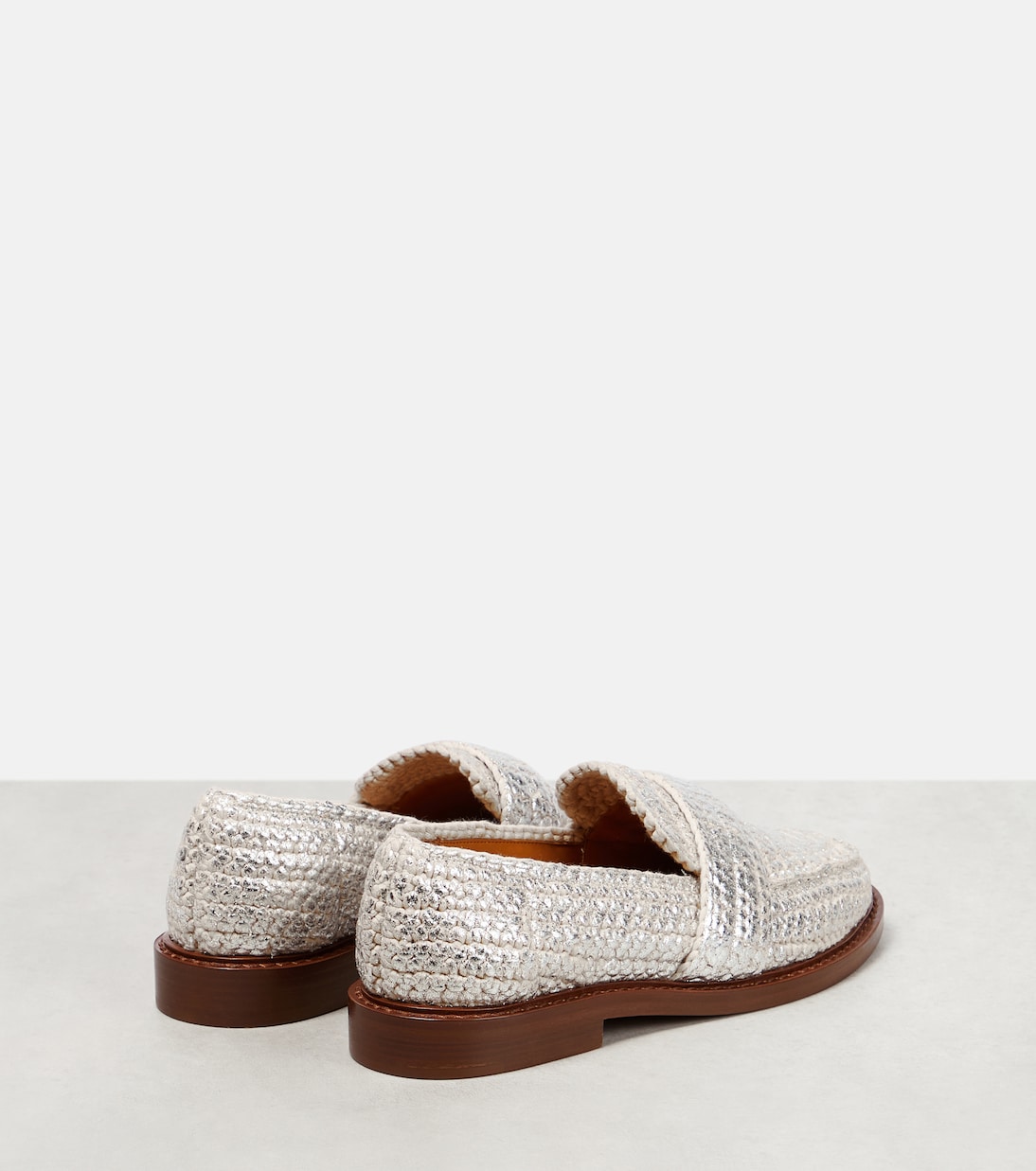 Mocassini Kalya in crochet metallizzato | Chloé