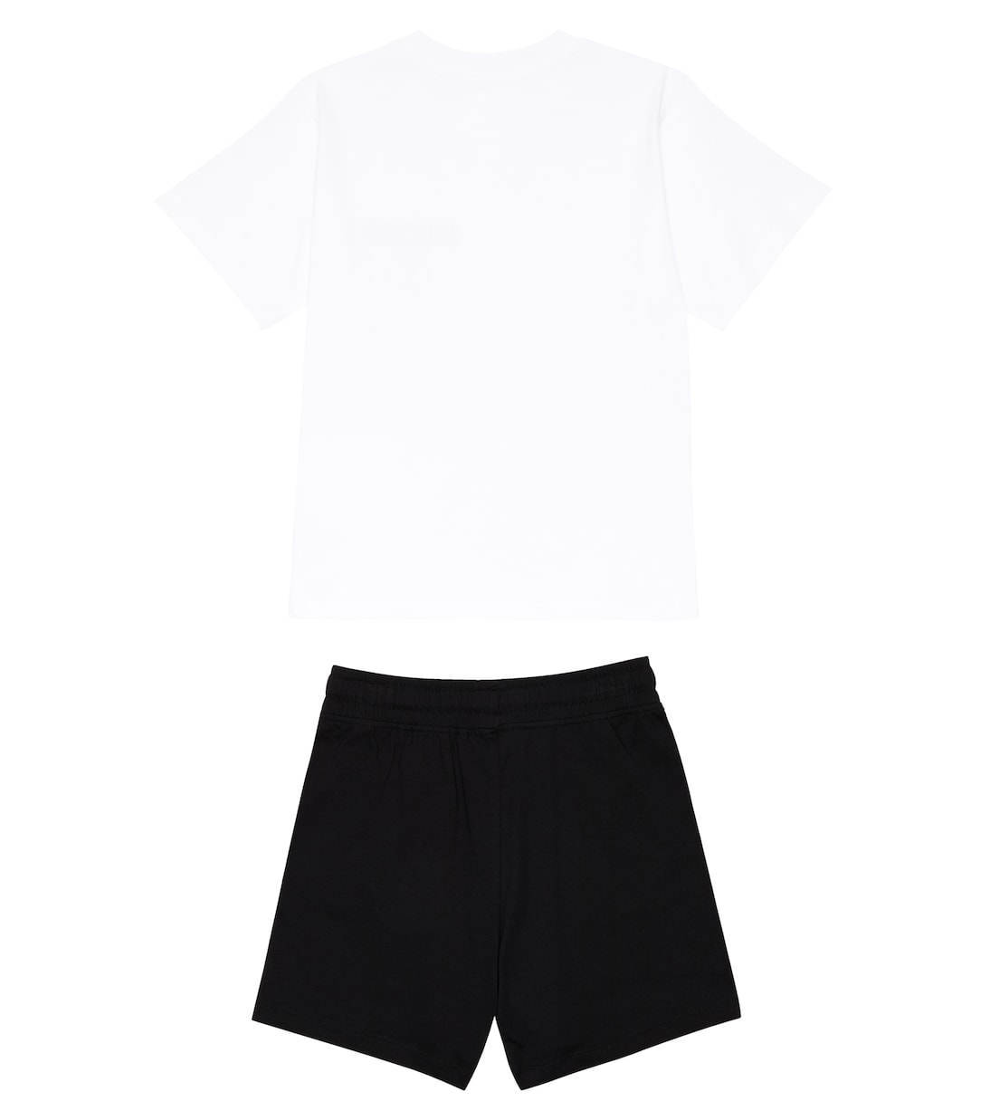 Printed cotton T-shirt and shorts set | Moschino Kids