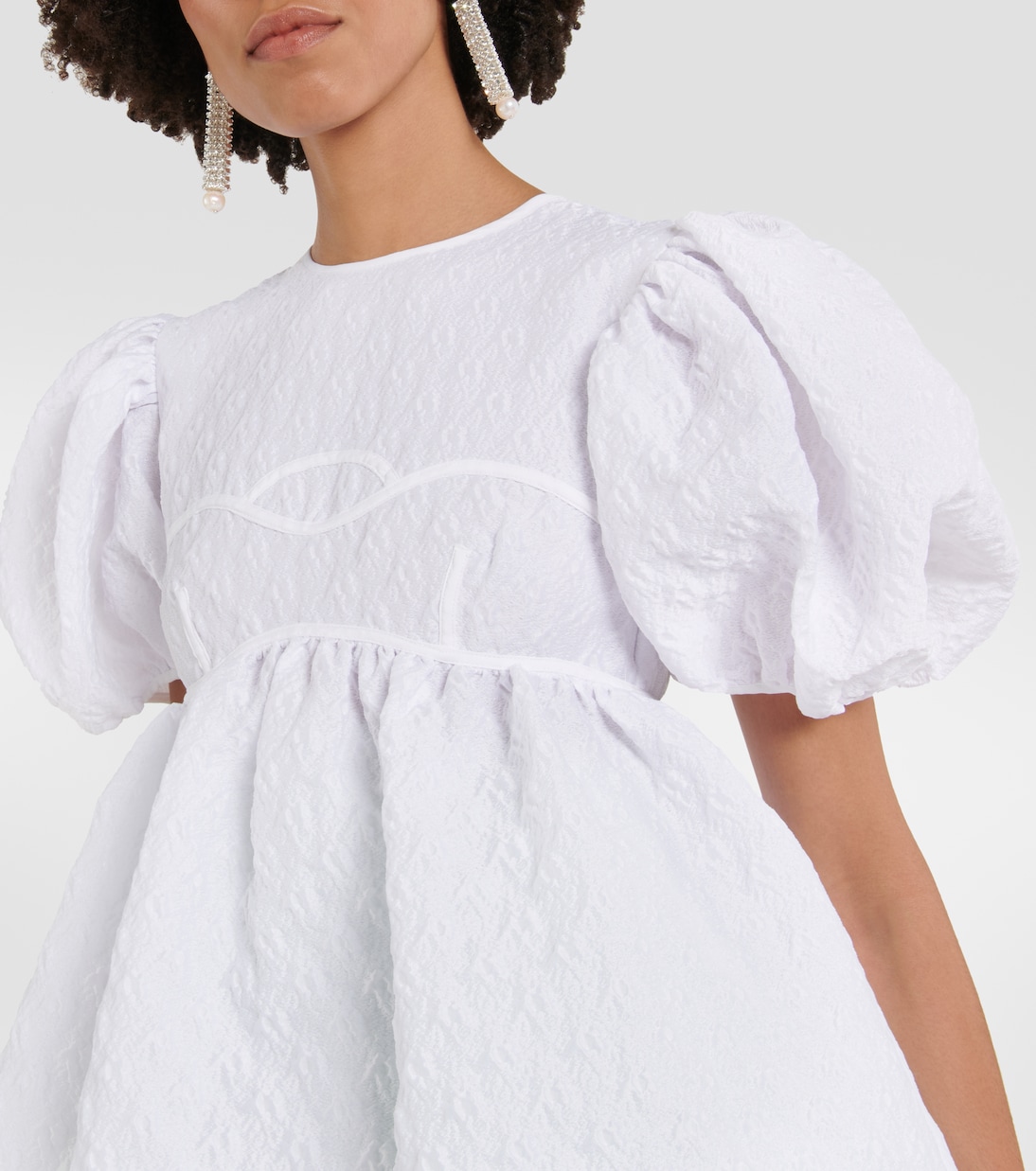 Textured top in white - Cecilie Bahnsen | Mytheresa Textured top in white - Cecilie Bahnsen | Mytheresa
