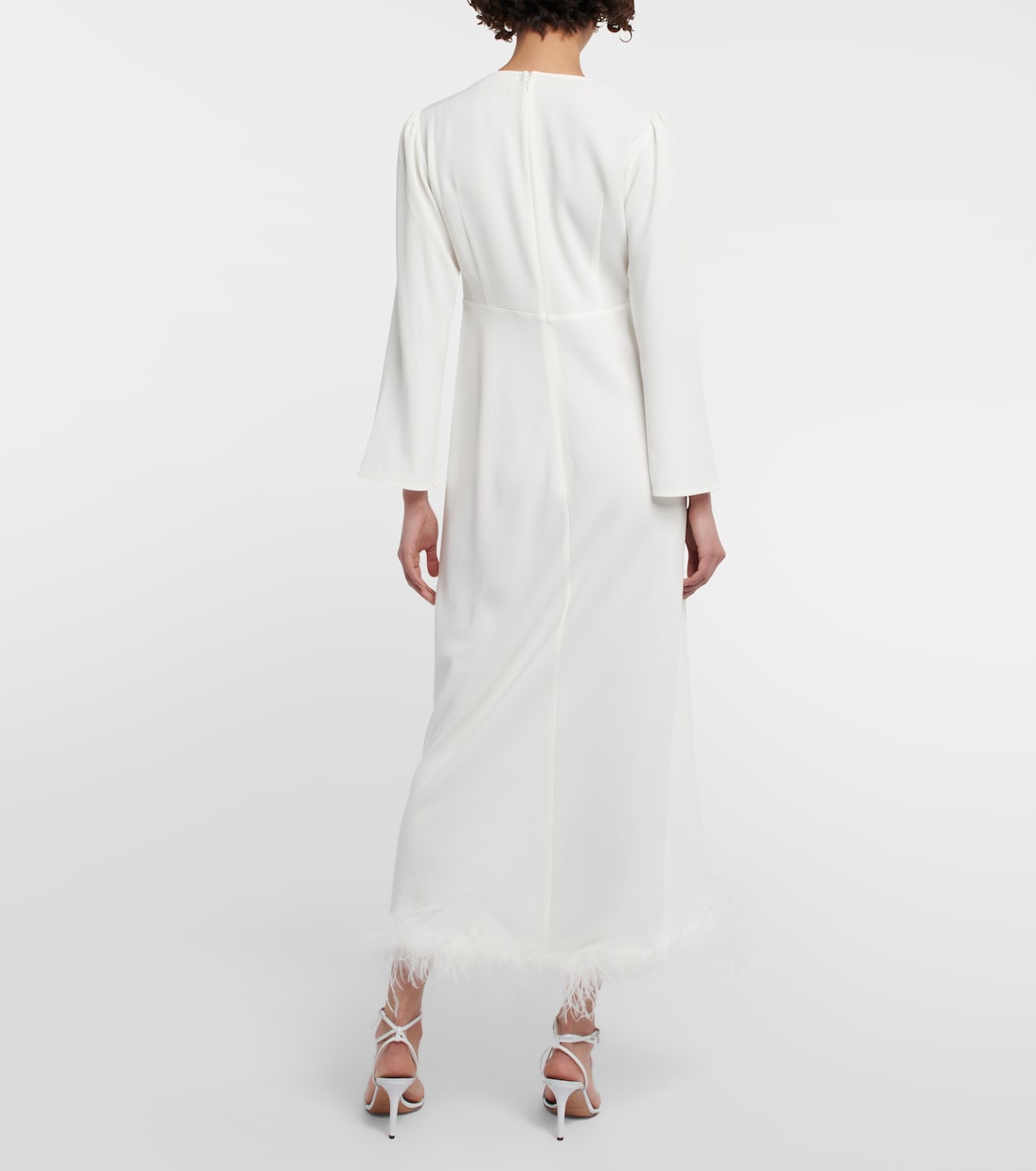 Bridal Maxikleid Mya mit Federn | Rixo