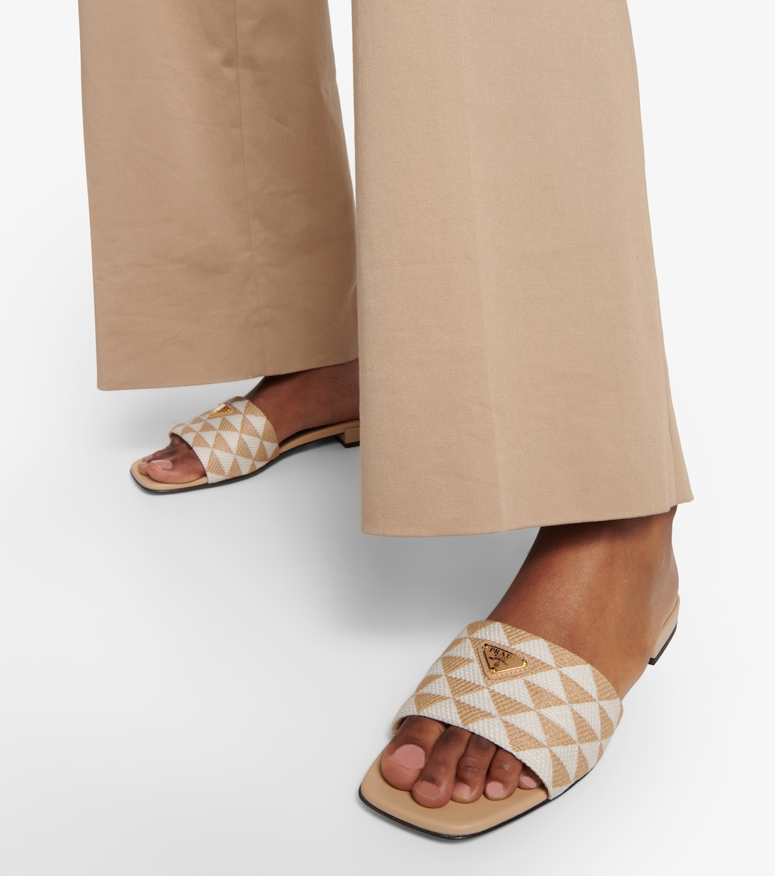 Sandali Geometric in jacquard | Prada
