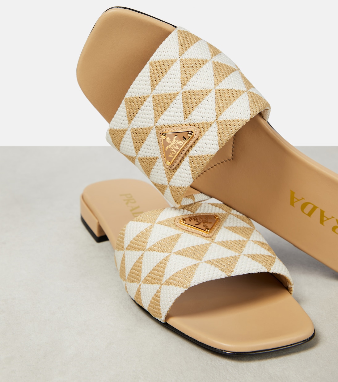 Sandali Geometric in jacquard | Prada