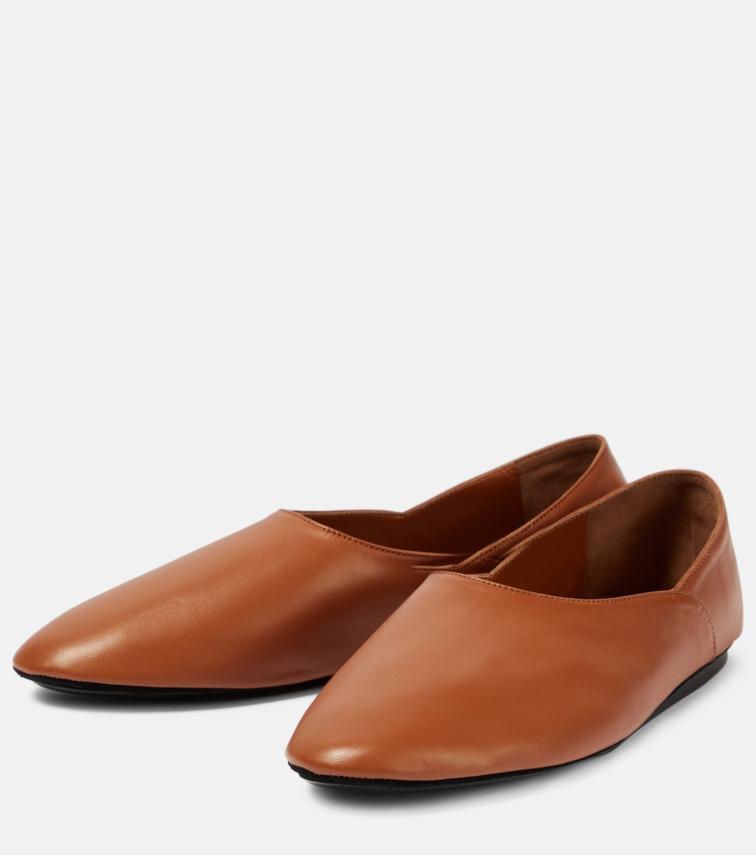 Ballerinas aus Leder | Jil Sander