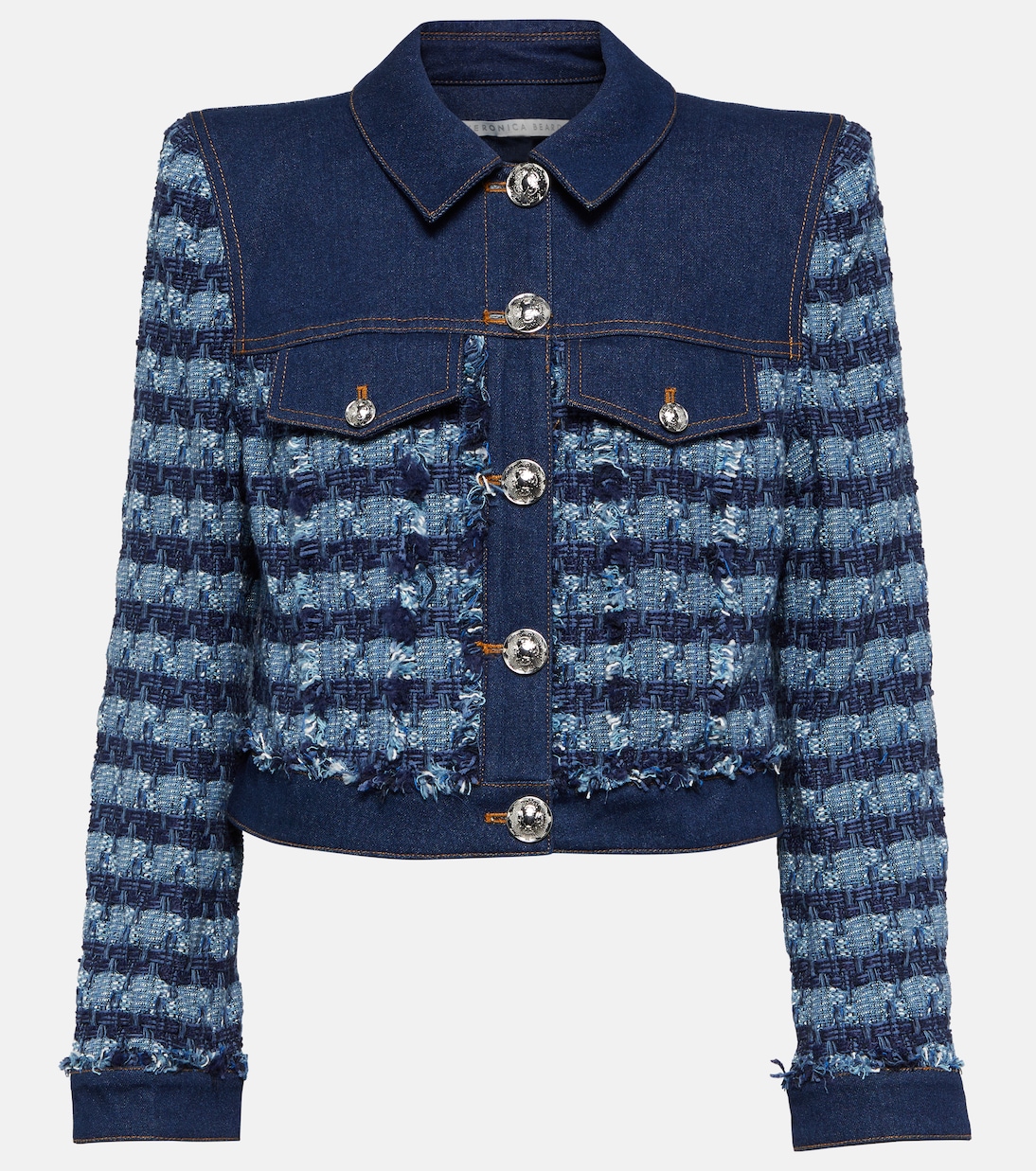 Giacca di jeans Santo con tweed | Veronica Beard