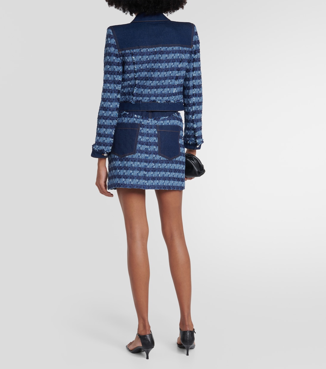 Giacca di jeans Santo con tweed | Veronica Beard
