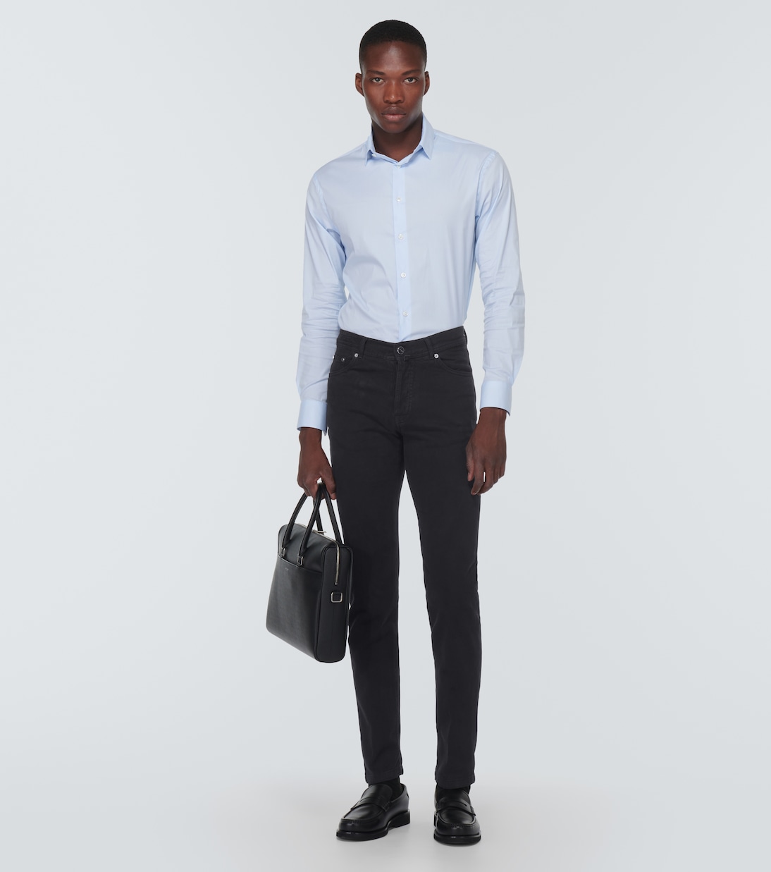 Jeans regular a vita media | Kiton