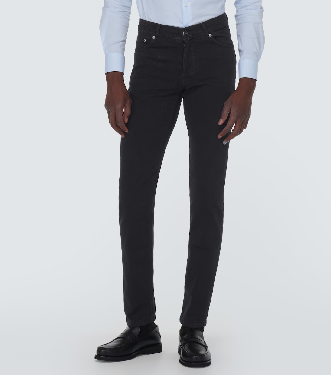 Jeans regular a vita media | Kiton