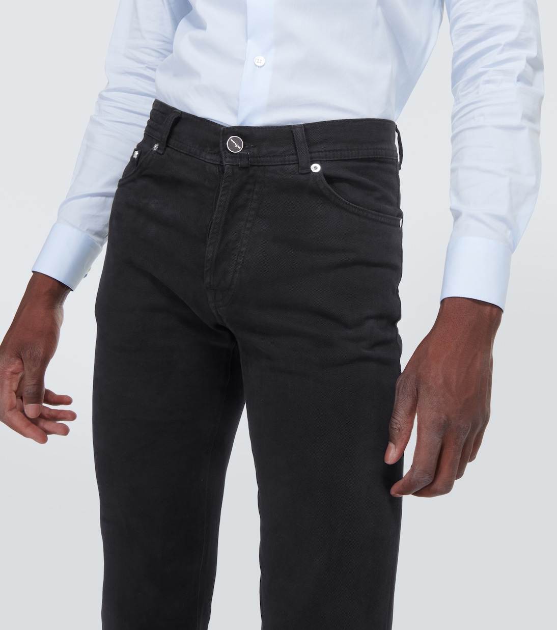 Jeans regular a vita media | Kiton