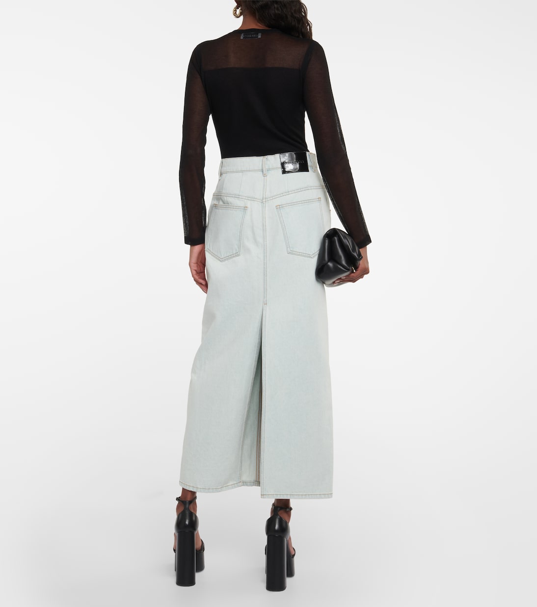 Gonna lunga di jeans | Nina Ricci