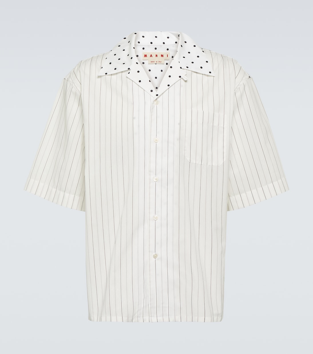 Camicia in popeline di cotone a righe | Marni