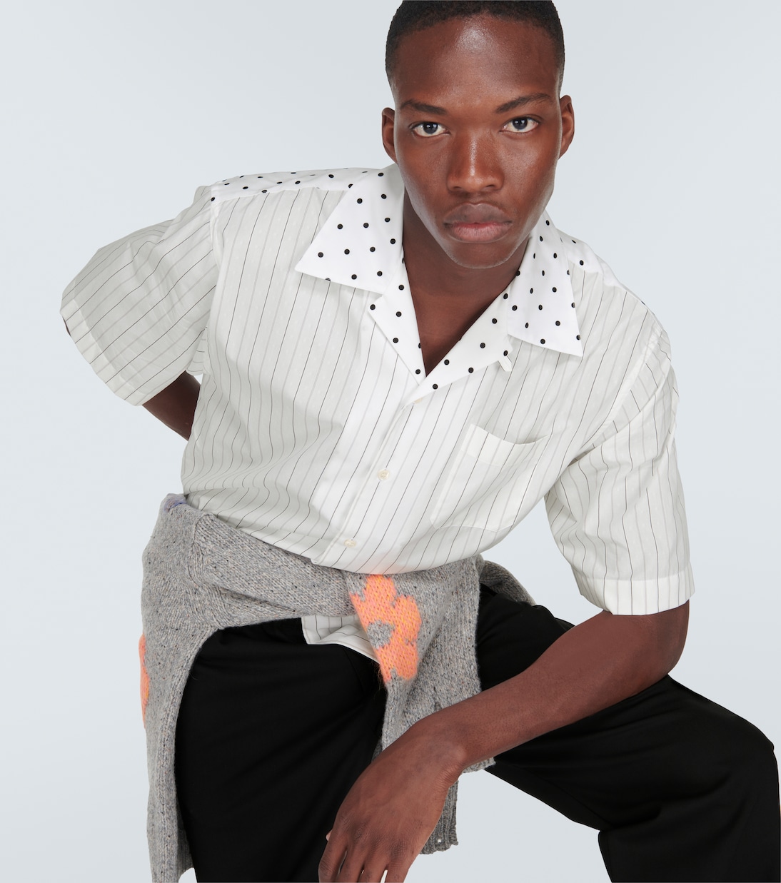 Camicia in popeline di cotone a righe | Marni